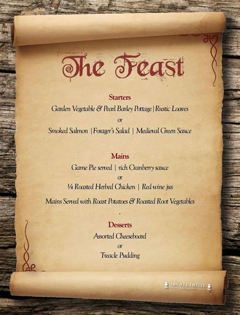 the tudor menu|tudor menu template.